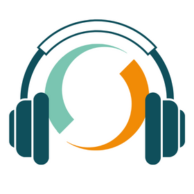 Scottish Recovery Network logo with headphones.